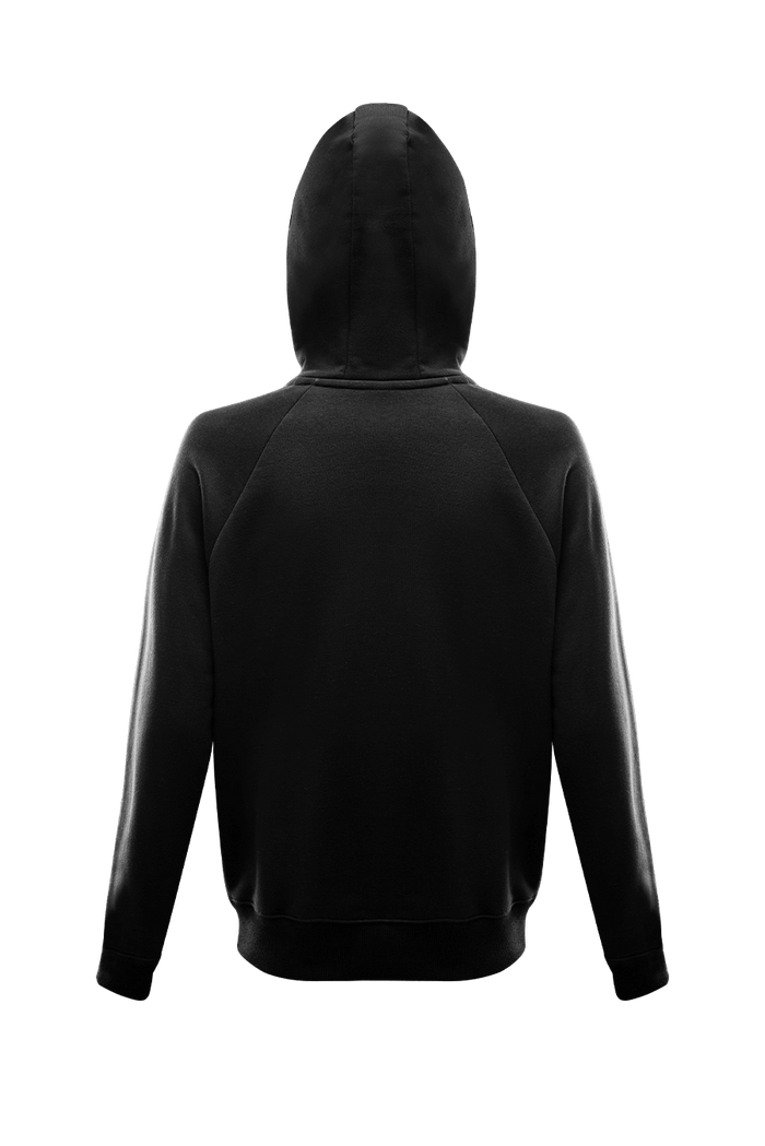 SM Cut of Out Valor Hoody In Obsidian Black (GM)