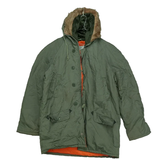 Vintage Kmart N-3B Olive Cold Weather Parka - Medium - Army & Outdoors - Parkas
