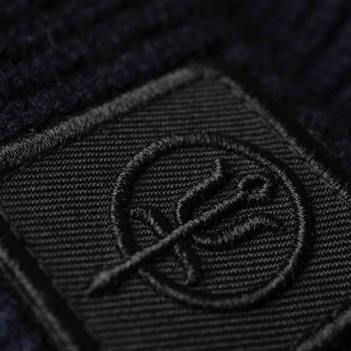 Creative Image Of Waffle Knit Beanie In Dark Sapphire (ITF)