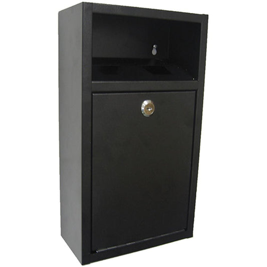 Wall Mounted Cigarette Butt Bin 20x36x10cm