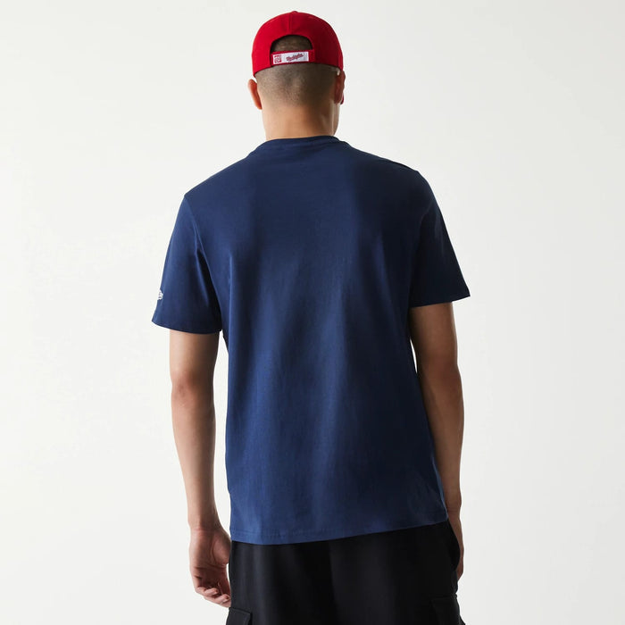 The Male model is wearing Washington Nationals MLB Regular Dark Blue T-Shirt 2