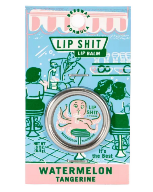 Lip Shit - Watermelon Tangerine by Blue Q sold by Le Monkey House