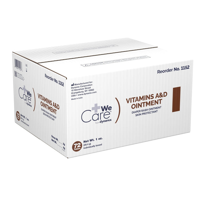 We Care from Dynarex Vitamin A&D Ointment, 1 oz Tube - 1152-Single - LL Medico