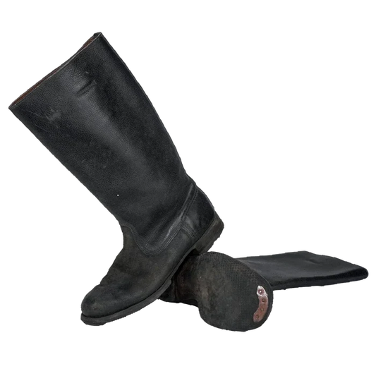 West German Police Riding Boots - 7 UK - German Army Surplus - Boots