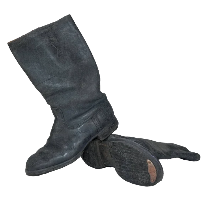 West German Police Riding Boots - 7 UK - German Army Surplus - Boots