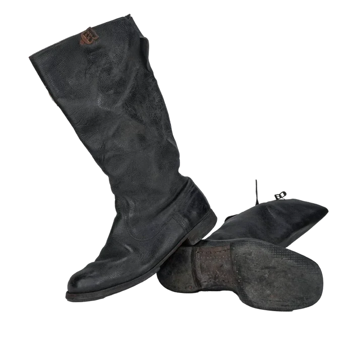 West German Police Riding Boots - 8 UK - German Army Surplus - Boots