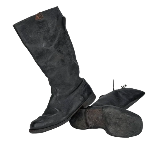 West German Police Riding Boots - 8 UK - German Army Surplus - Boots