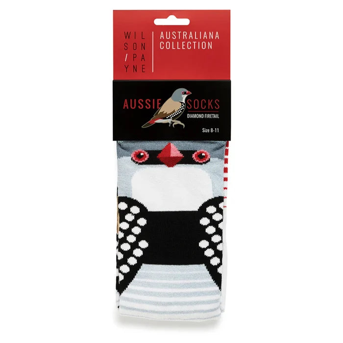 Wilson Payne Down Under Socks - Diamond Firetail