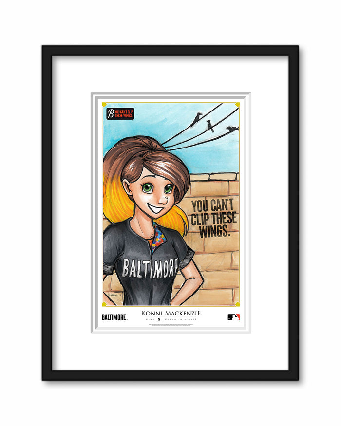 WinS® Baltimore Orioles City Connect - Konni Mackenzie Poster Print