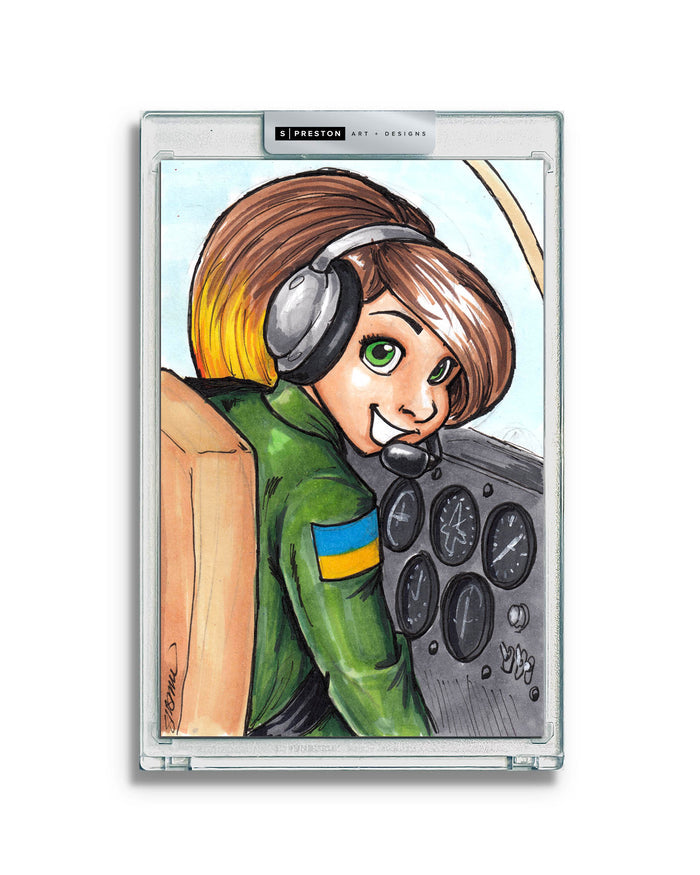 WinS® Every Day Konni Mackenzie Original Art Slab 2023-11-28 - UKRAINE