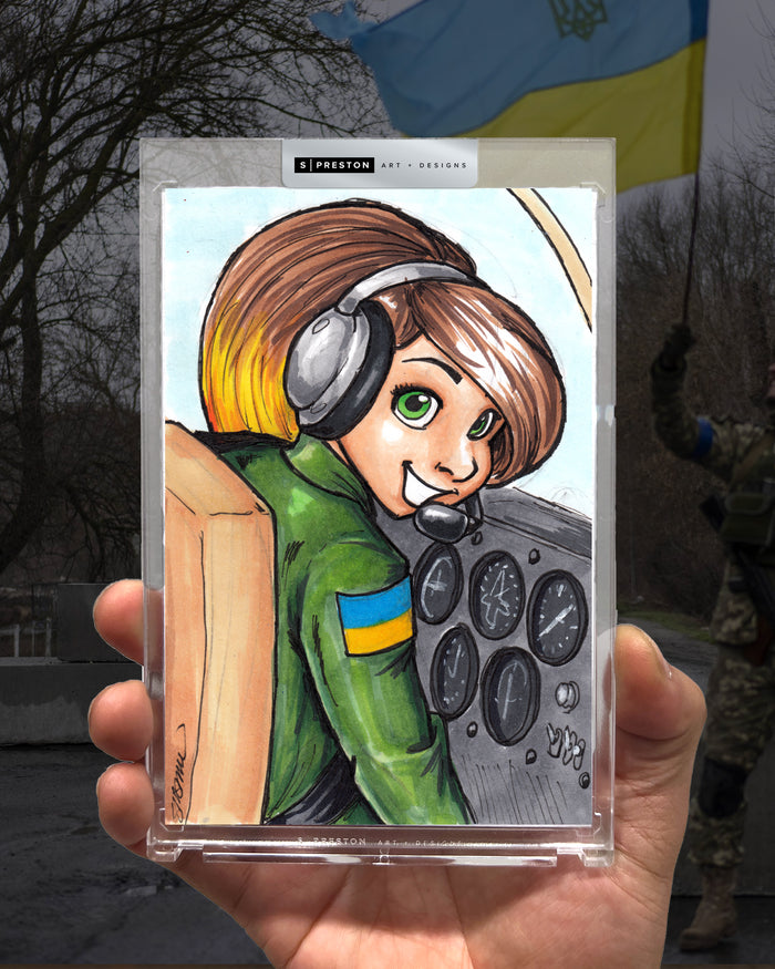 WinS® Every Day Konni Mackenzie Original Art Slab 2023-11-28 - UKRAINE