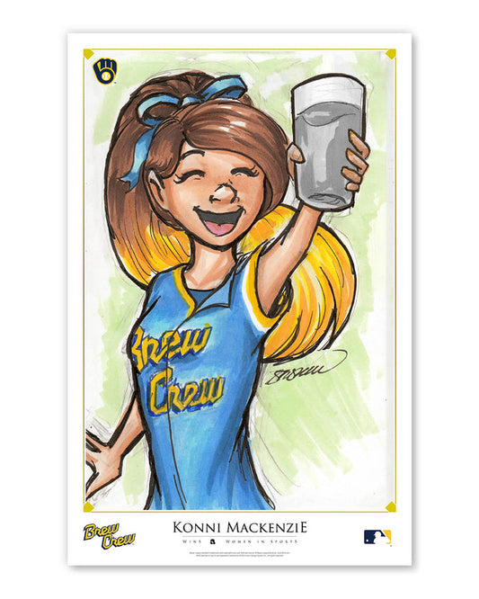 WinS® Milwaukee Brewers City Connect - Konni Mackenzie Poster Print
