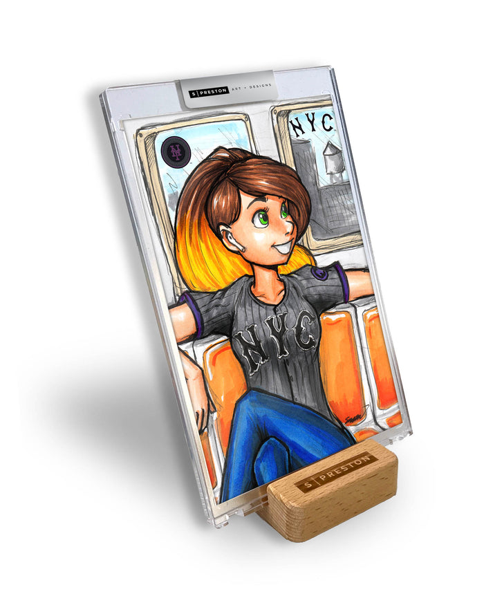 WinS® New York Mets City Connect - Konni Mackenzie Art Slab