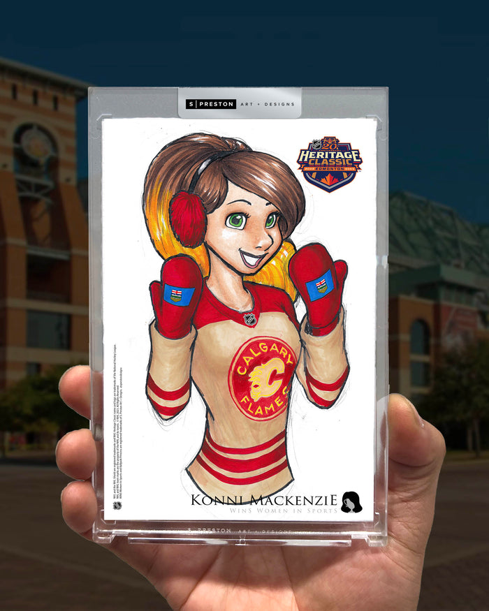 WinS® NHL Konni Mackenzie 2023 Heritage Classic Limited Edition Art Slab