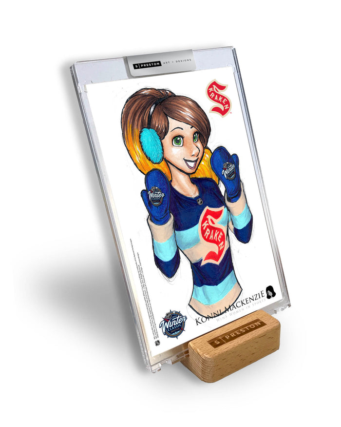 WinS® NHL Konni Mackenzie 2024 Winter Classic Limited Edition Art Slab
