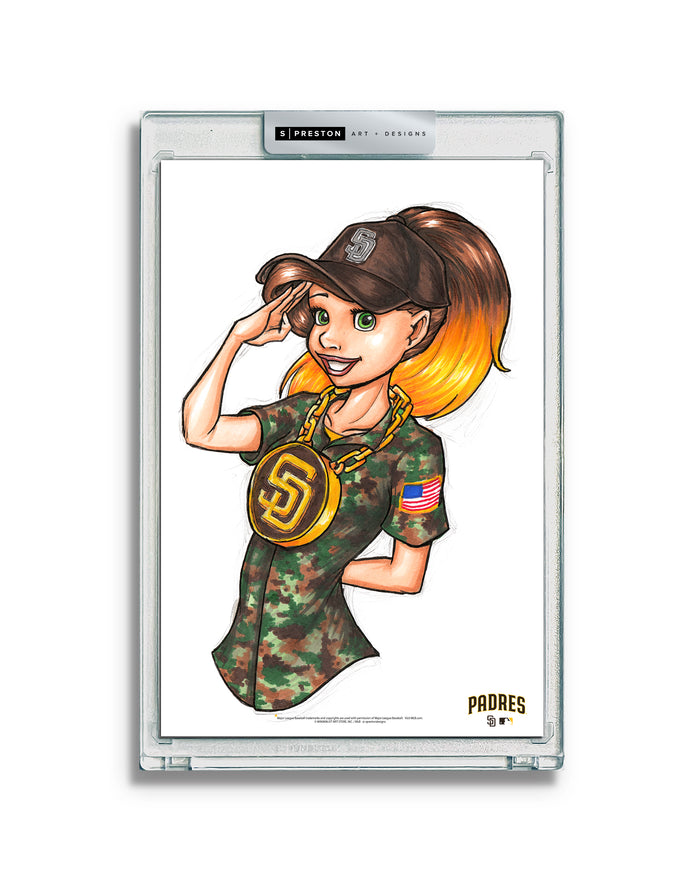WinS® Padres Konni Mackenzie Limited Edition Art Slab