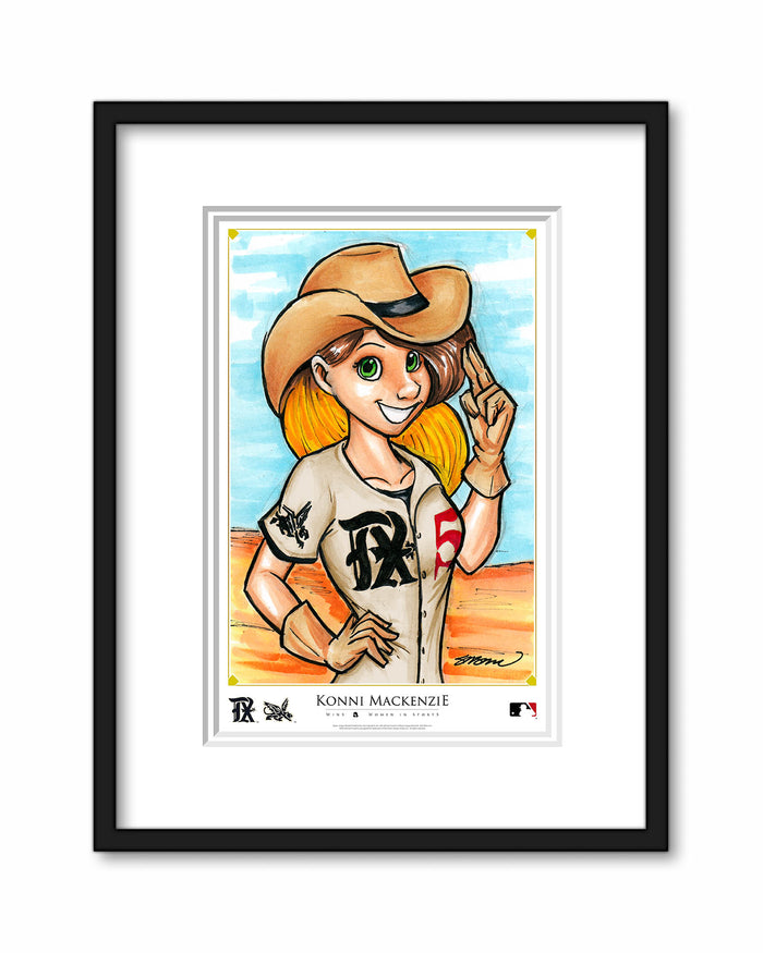 WinS® Texas Rangers City Connect - Konni Mackenzie Poster Print