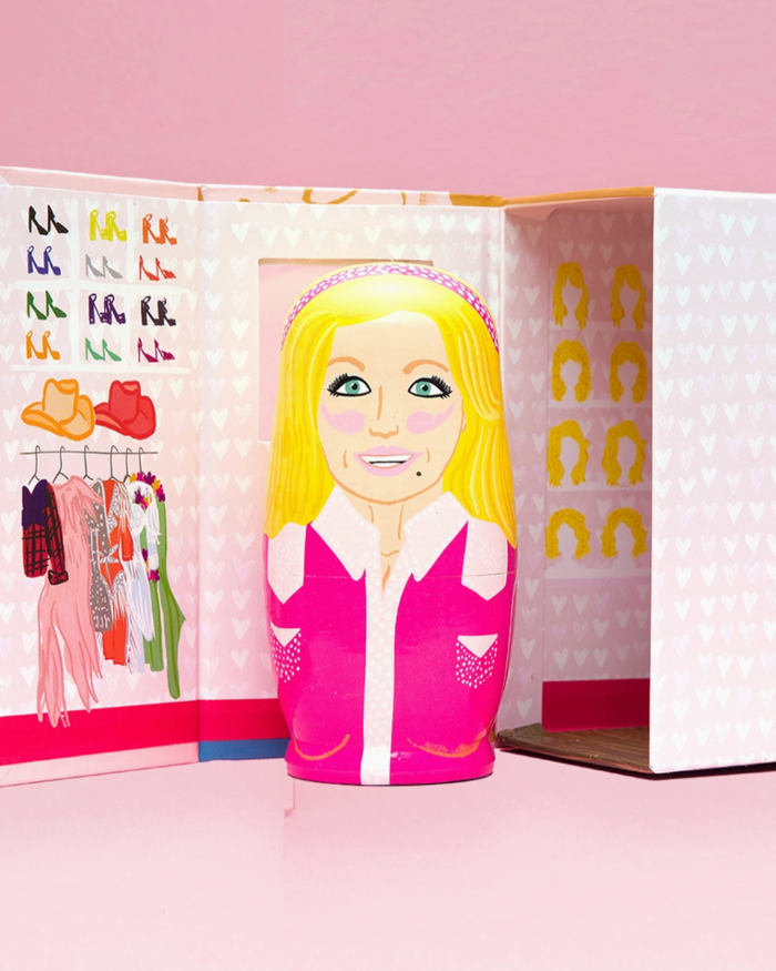 Women of Country/The Opry Wooden nesting dolls by Larney & Babs sold by Le Monkey House