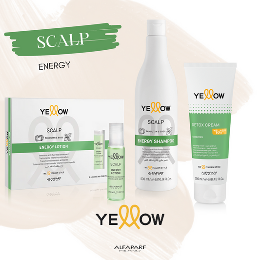 YELLOW PROFESSIONAL SCALP ENERGY KIT